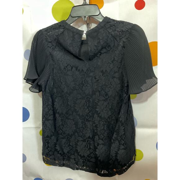 Cable & Gauge Black Lacy Top Size Small - Picture 9 of 11